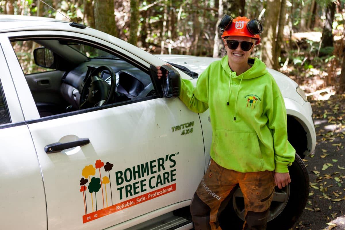 LAUREN BOHMER'S NEW RECRUIT Bohmer’s Tree Care
